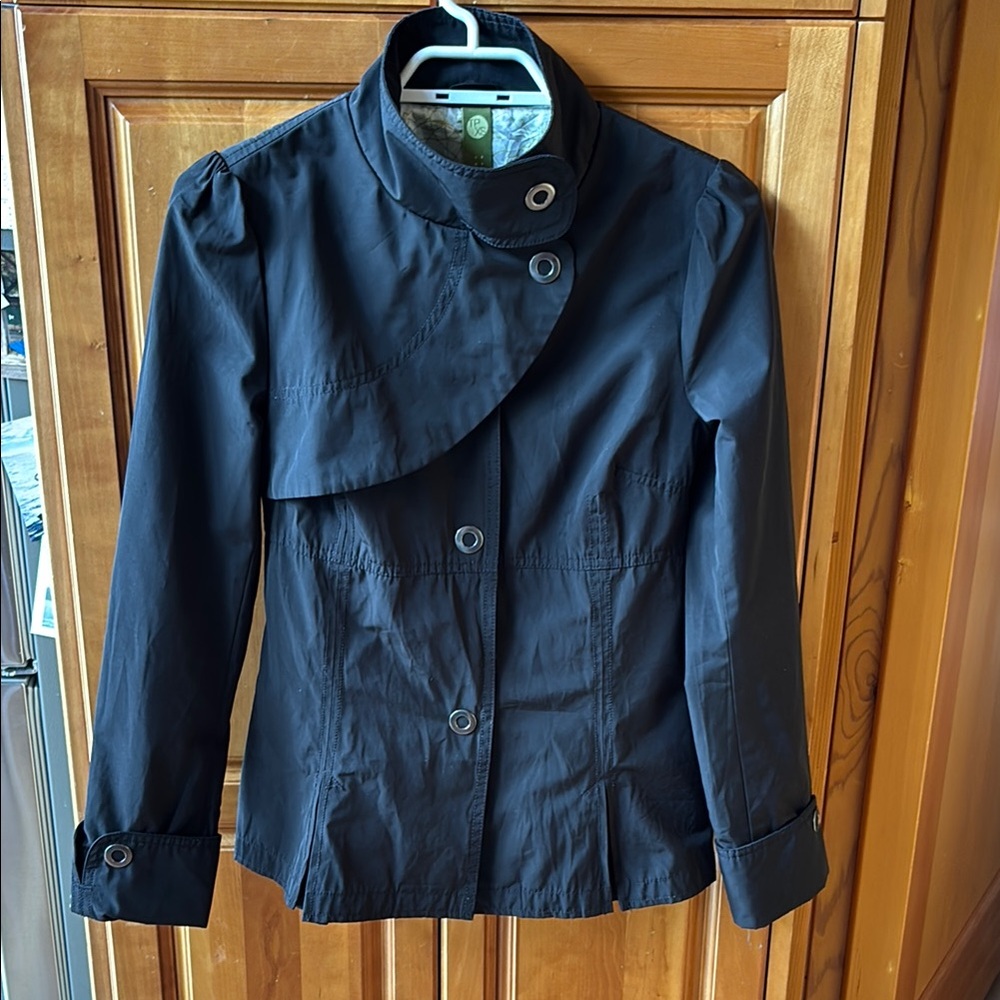 Soia & Kyo Black Trench Coat Classic Tailored Design